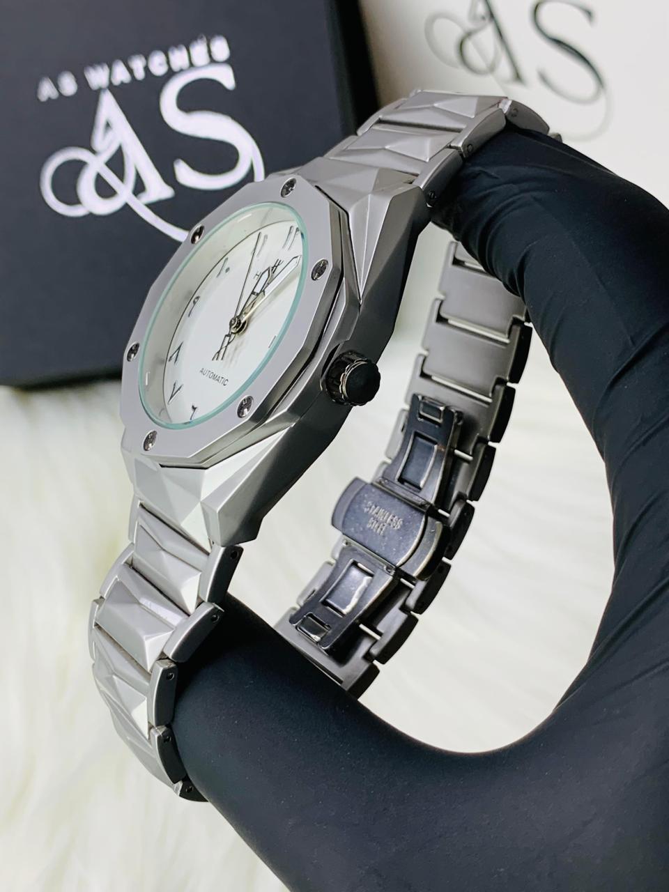 HB Arabic Dial Silver White