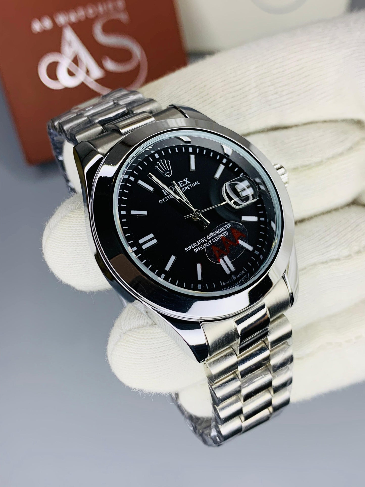 New Classic Date (Silver Inner Black)(FB)